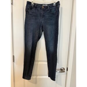 Wit & Wisdom Ab-solution Skinny Jeans Women 10 Dark Wash High Rise Denim Indigo